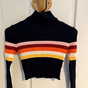 Urban Outfitters Colorful Striped Crop Top